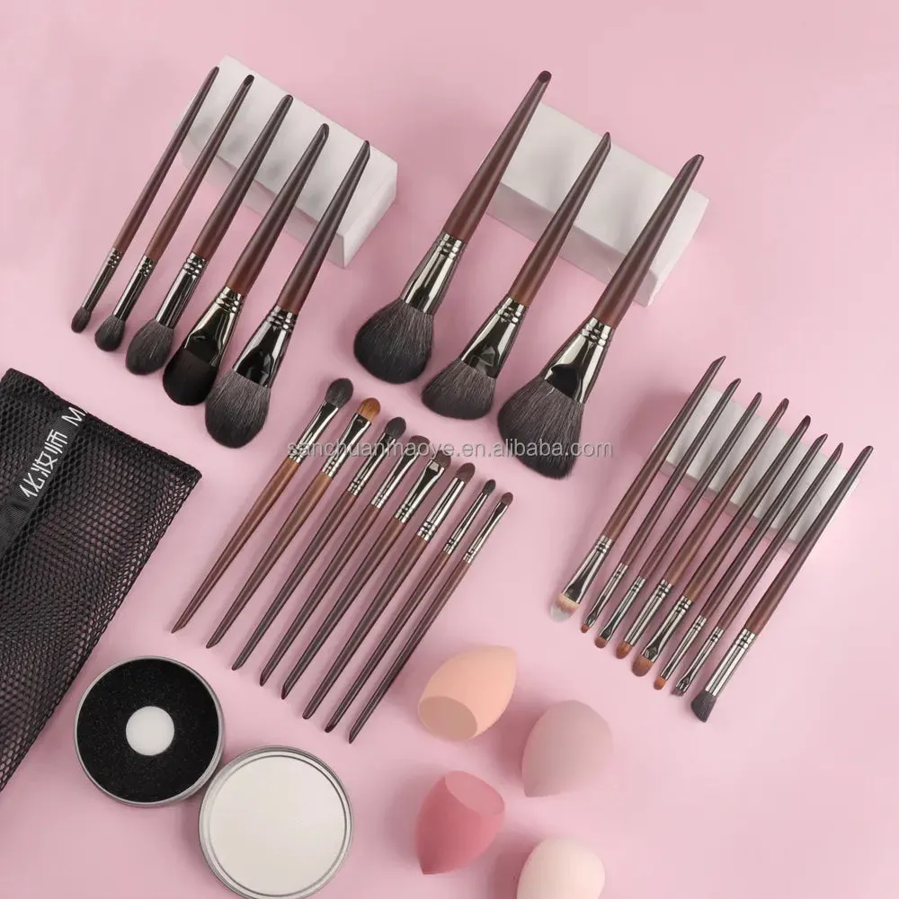 مجموعة فرش المكياج الطبيعية - Makeup Brushes Set