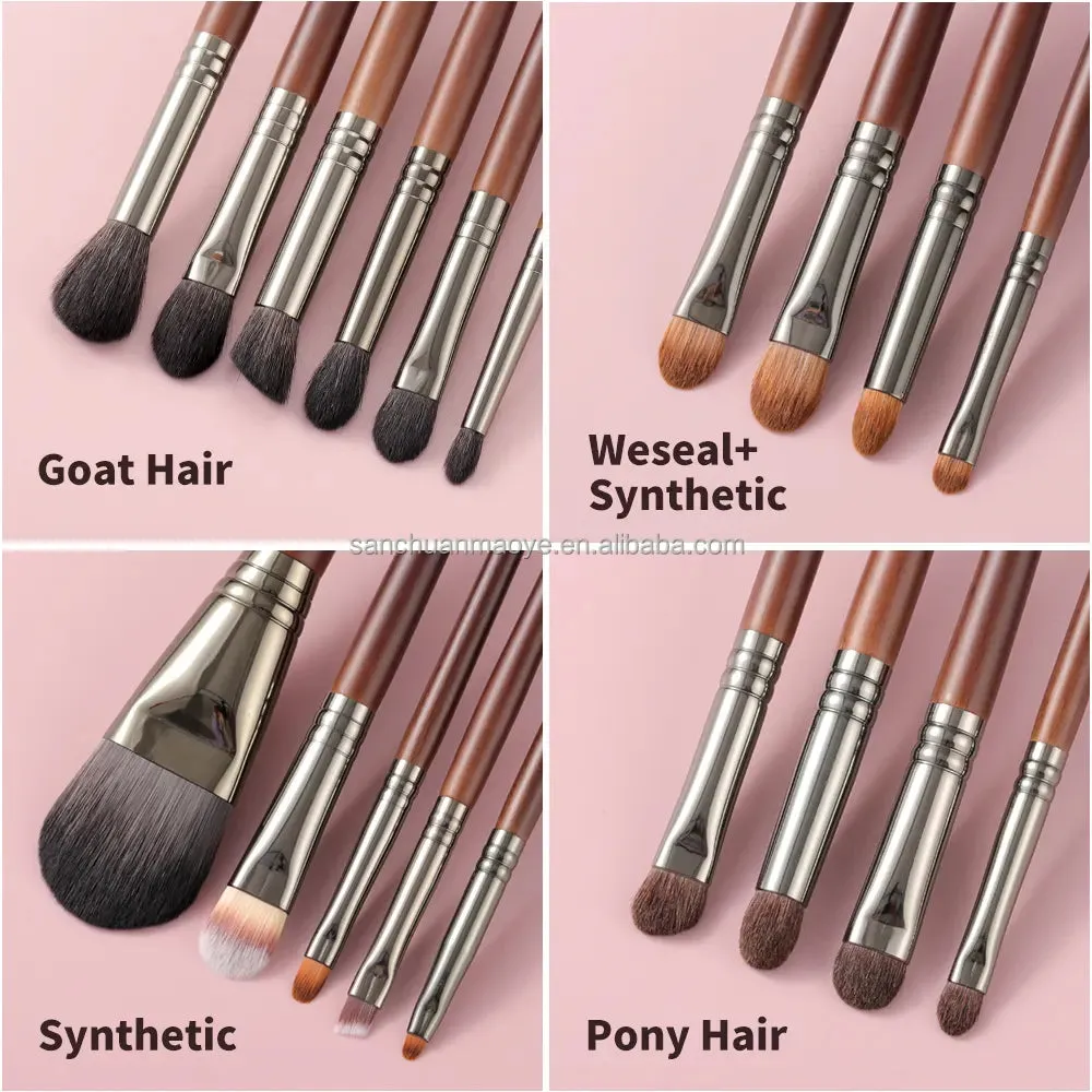 مجموعة فرش المكياج الطبيعية - Makeup Brushes Set