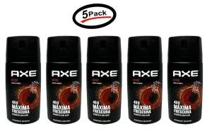(5 Pack) Axe Deodorant Body Spray Musk Mens Fragrance 150ml/5.07oz Free Shipping