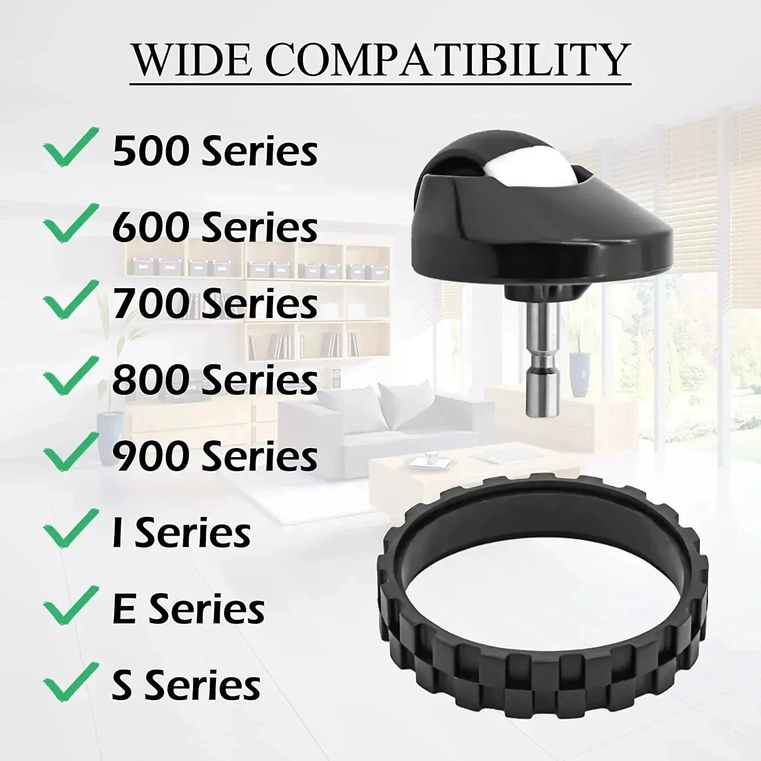 Anti Slip Wheel Tires for Roomba Cleaners