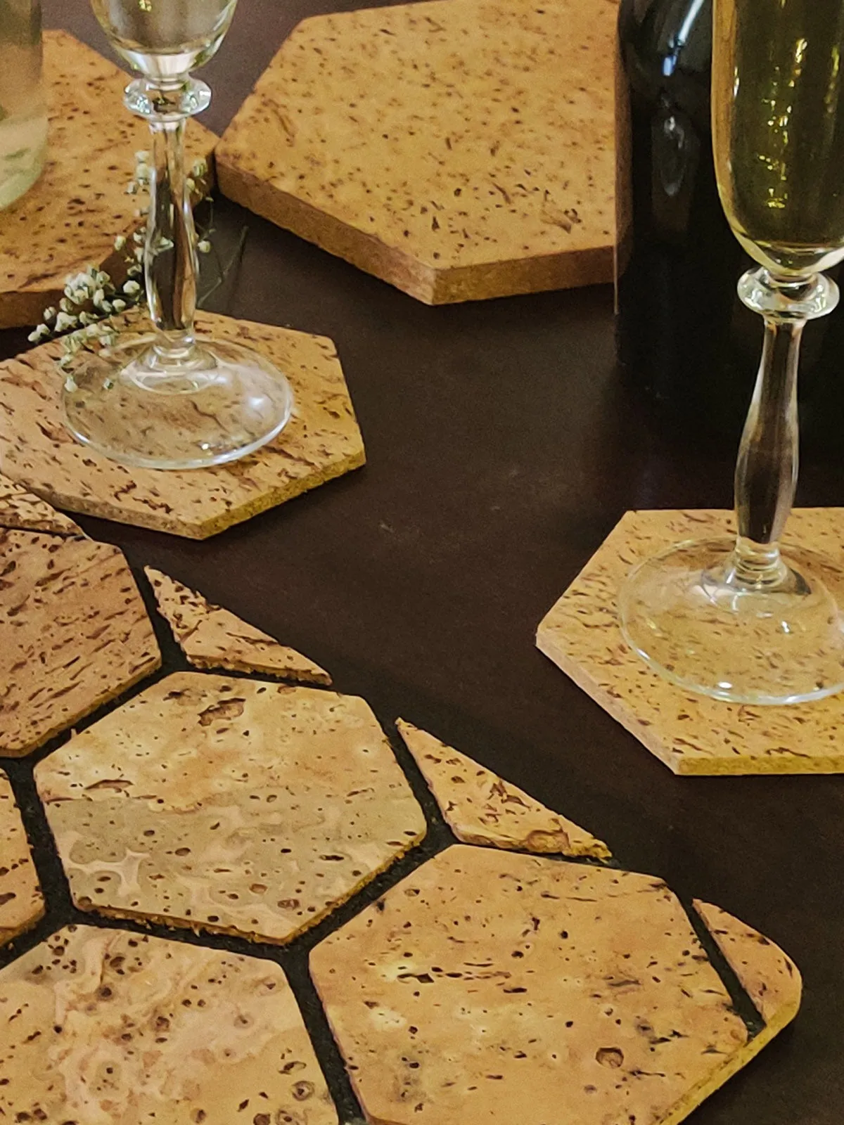 Cork Trivets Set Of 6
