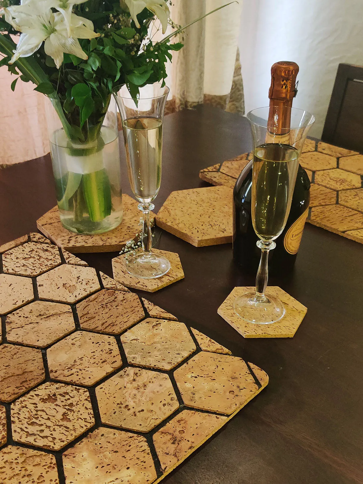 Cork Trivets Set Of 6
