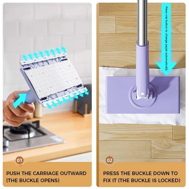 Fully automatic, hand wash-free, practical small mop