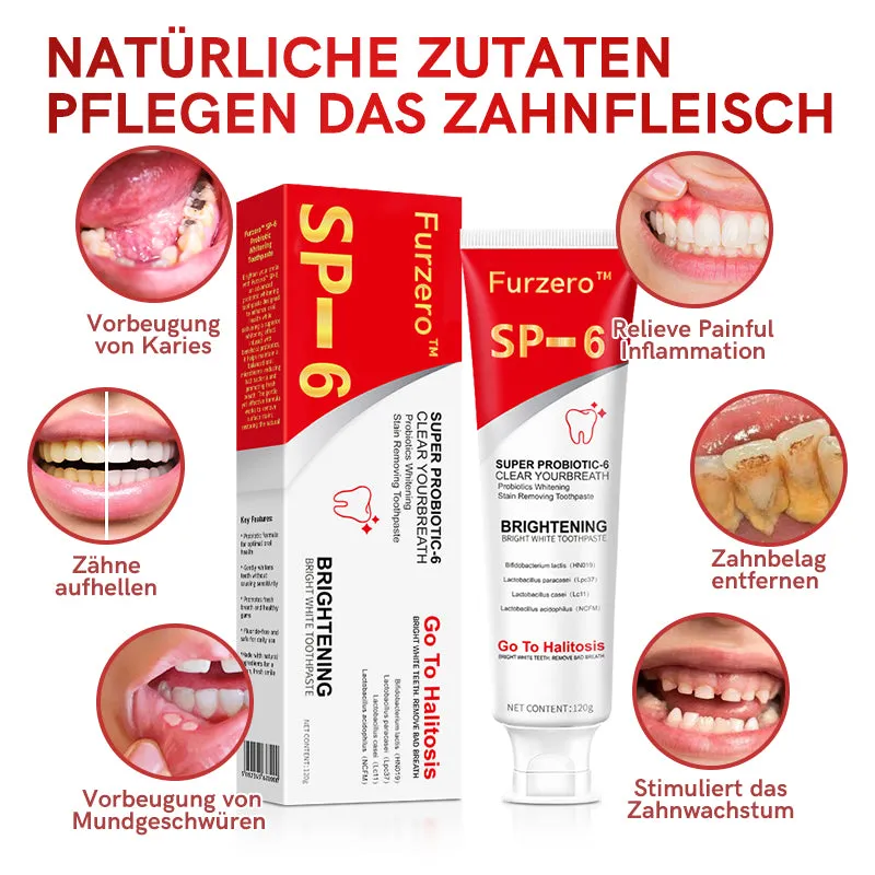 Furzero SP-6 Probiotic Ultra Whitening ZahnpastaVERKAUF 75% RABATT