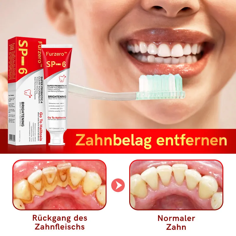 Furzero SP-6 Probiotic Ultra Whitening ZahnpastaVERKAUF 75% RABATT