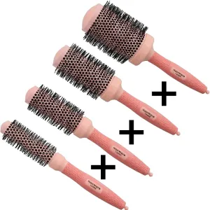 HAIRWARE CERAMIC BARREL BRUSH 4 BRUSH SET
