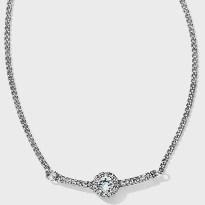 Illumina Bar Necklace Silver