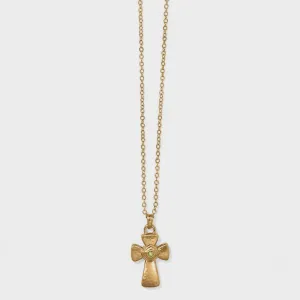 Majestic Royal Cross Reversible Necklace