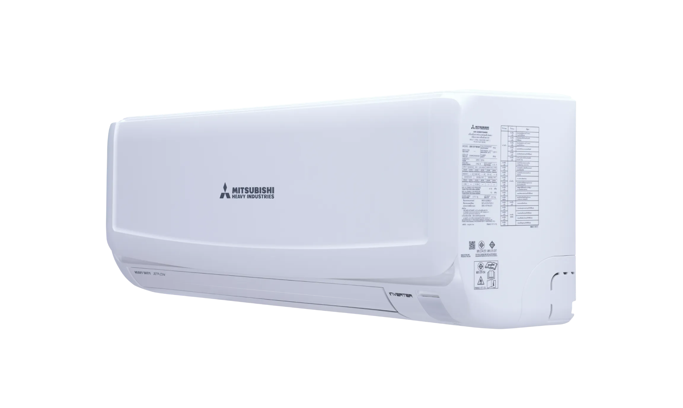 Mitsubishi Heavy SRK13YYMW6 1 Ton 3 Star Inverter Split AC