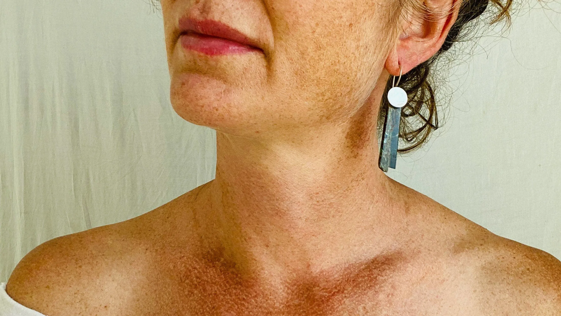Turquoise Earrings. Sterling Silver.