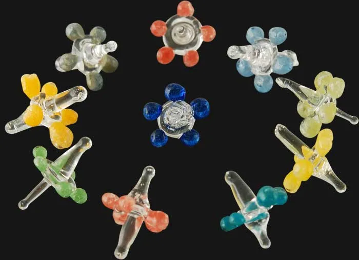 WickiePipes - Daisy Glass Pipe Screens - 10 Pack