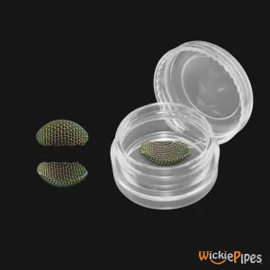 WickieScreens - Dome 0.625 Inch Titanium Screen - 1 Pack
