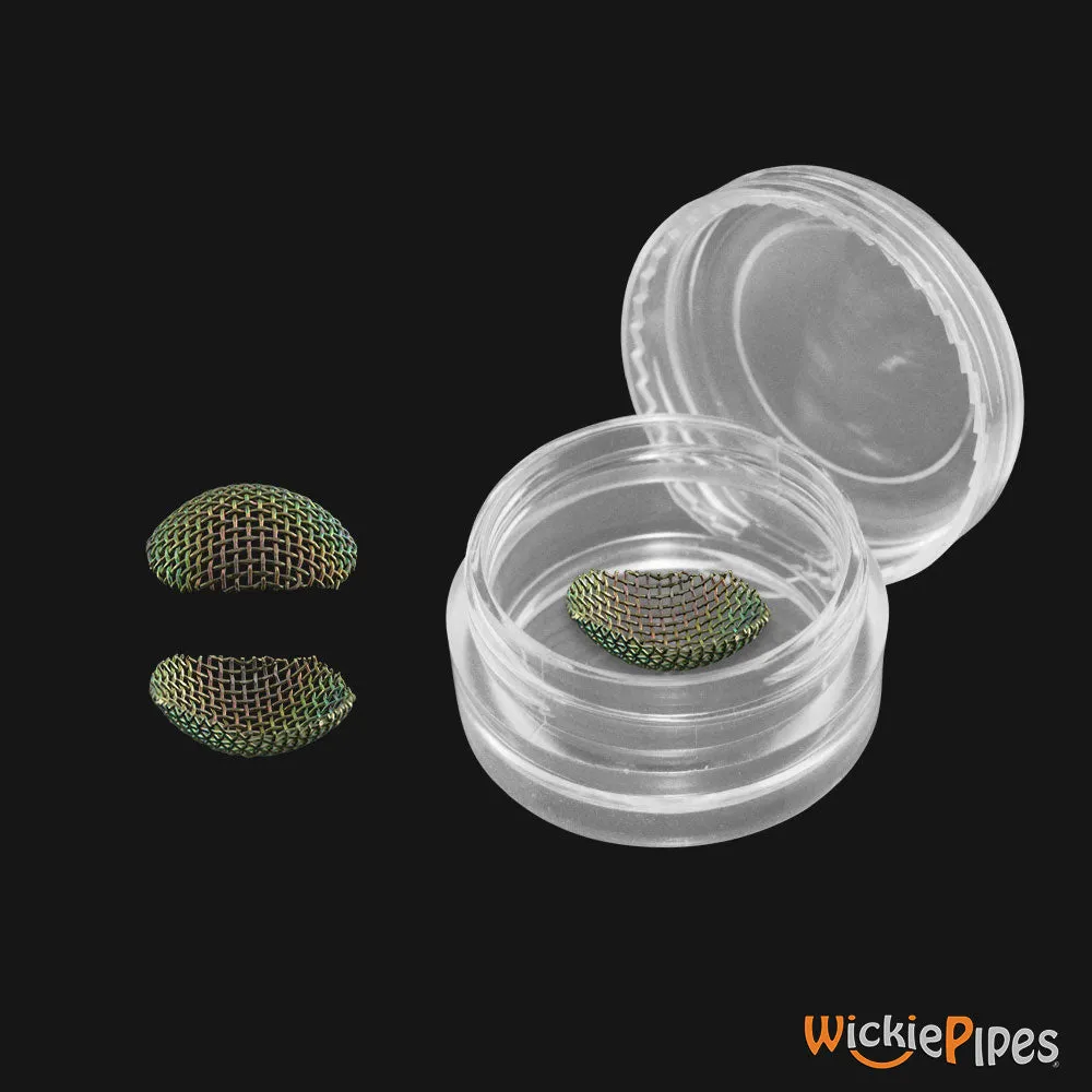 WickieScreens - Dome 0.625 Inch Titanium Screen - 1 Pack